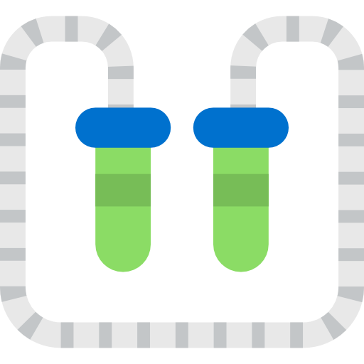 jump rope with green and gray handles