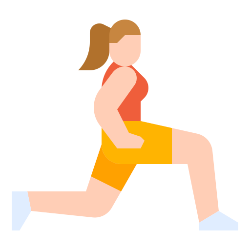 woman doing leg stretches
